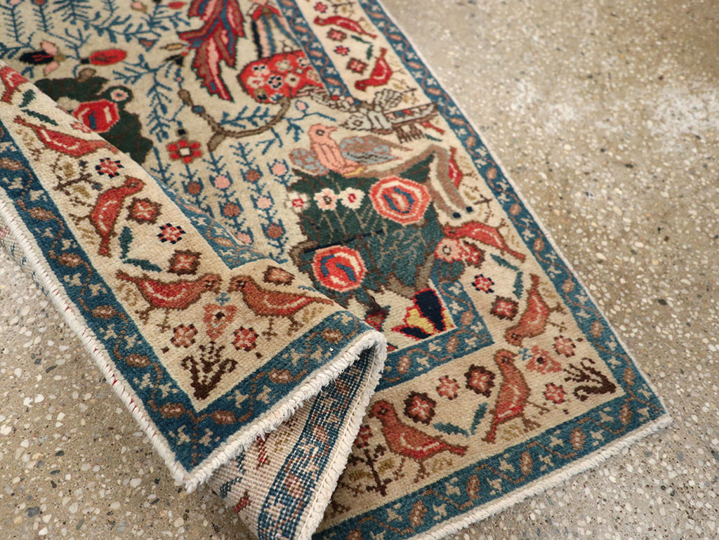 Vintage Persian Tabriz Rug, No.17725 - Gss