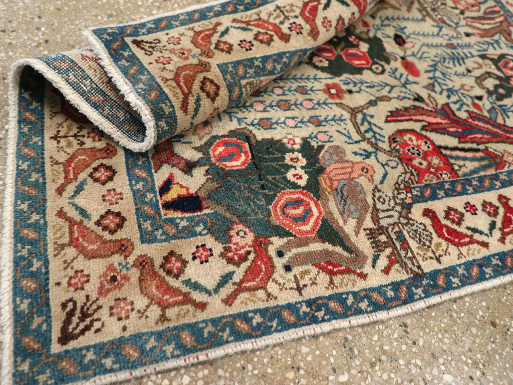 Vintage Persian Tabriz Rug, No.17725 - Gss