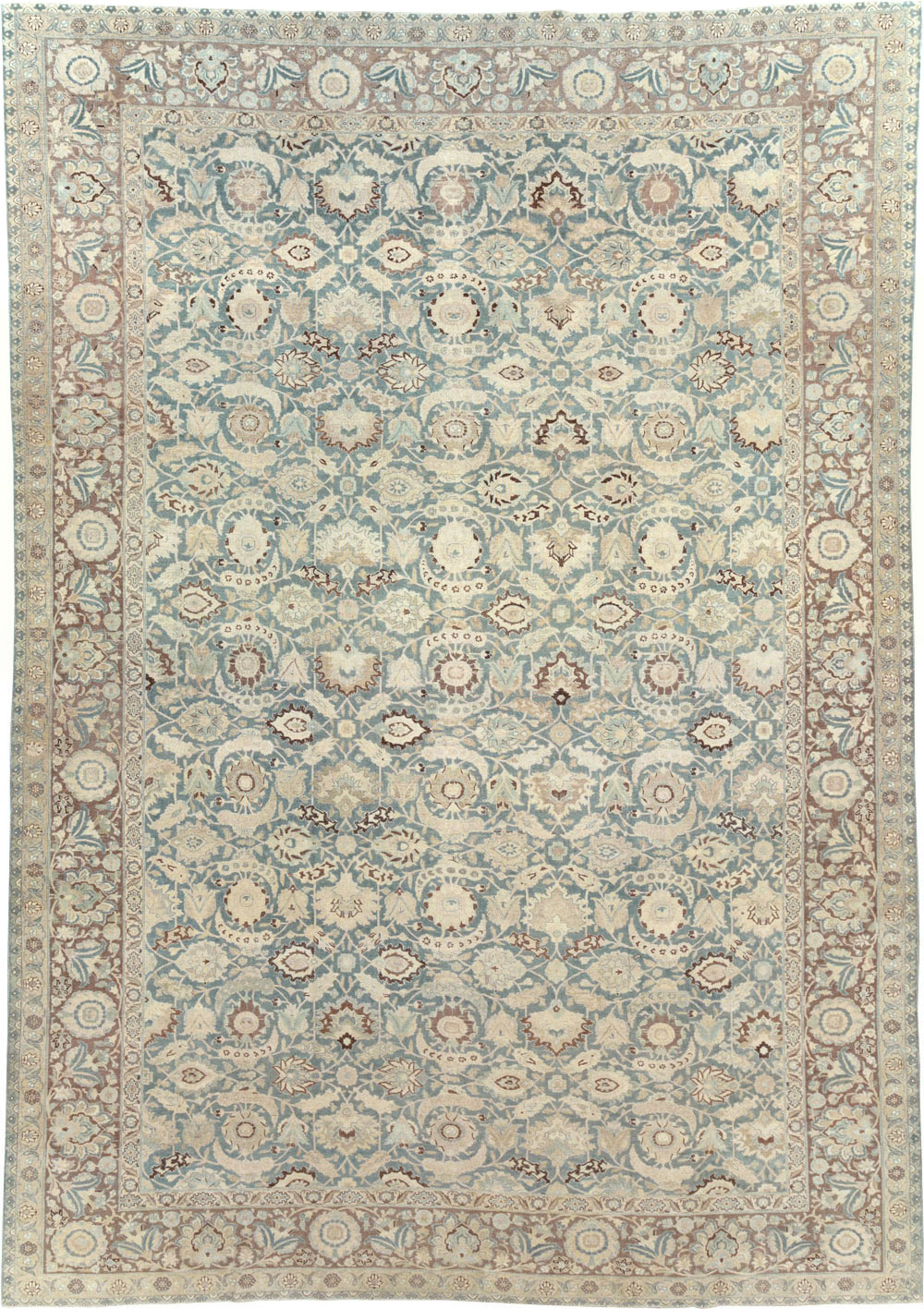 Antique Persian Tabriz Carpet, No.17733 - Gss