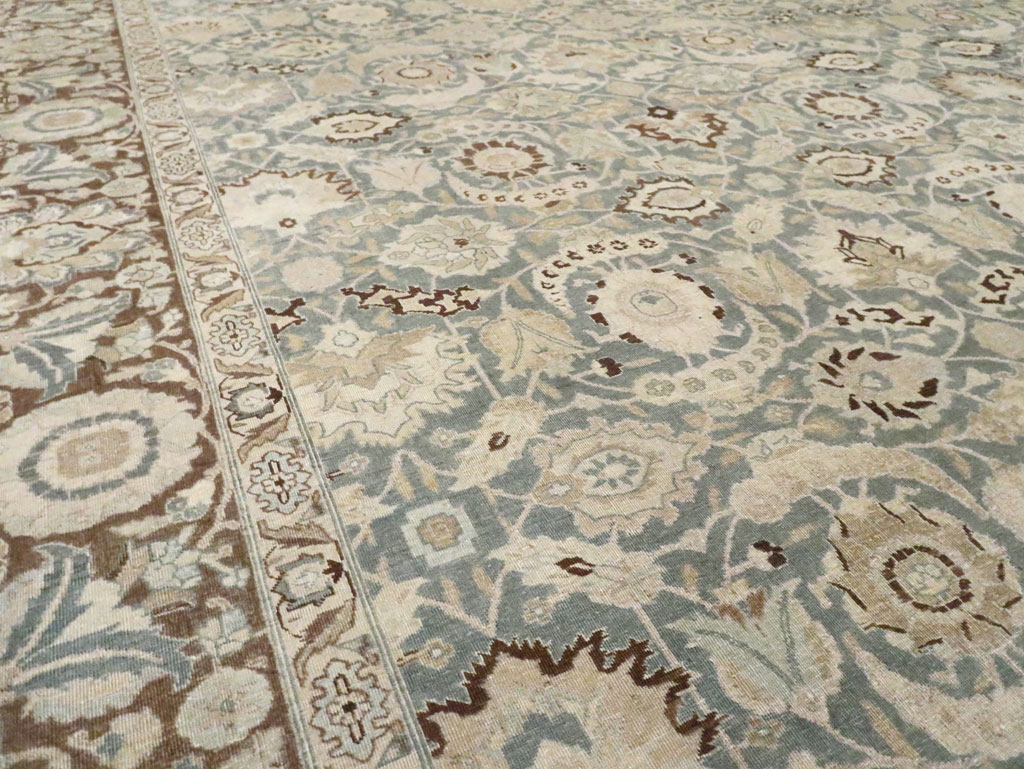 Antique Persian Tabriz Carpet, No.17733 - Gss