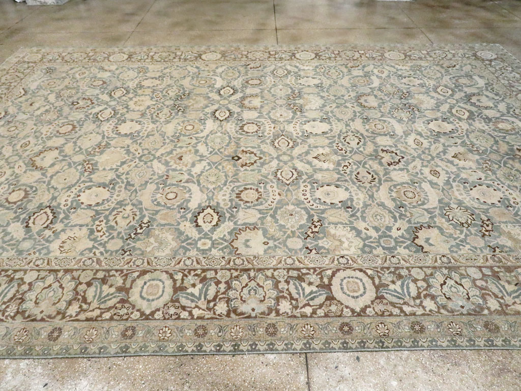 Antique Persian Tabriz Carpet, No.17733 - Gss