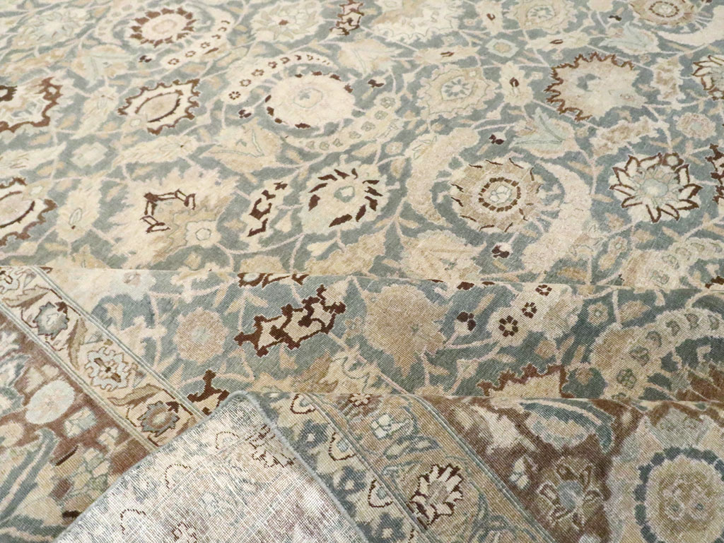 Antique Persian Tabriz Carpet, No.17733 - Gss