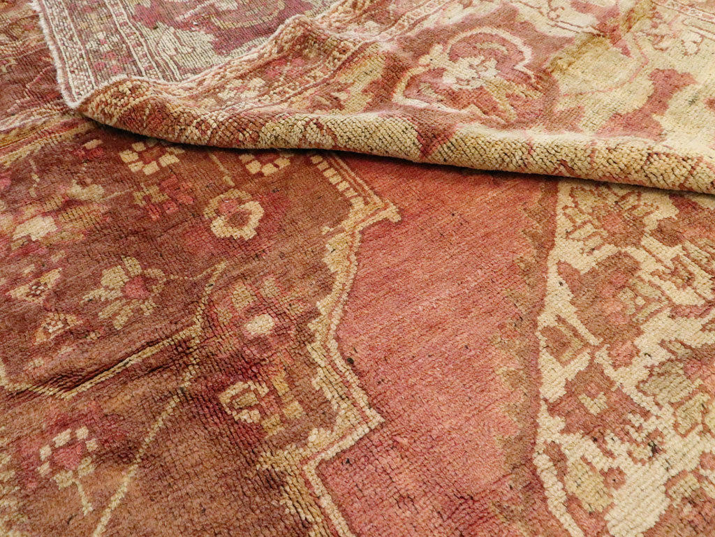 Antique Turkish Oushak Carpet, No.17739 - Gss