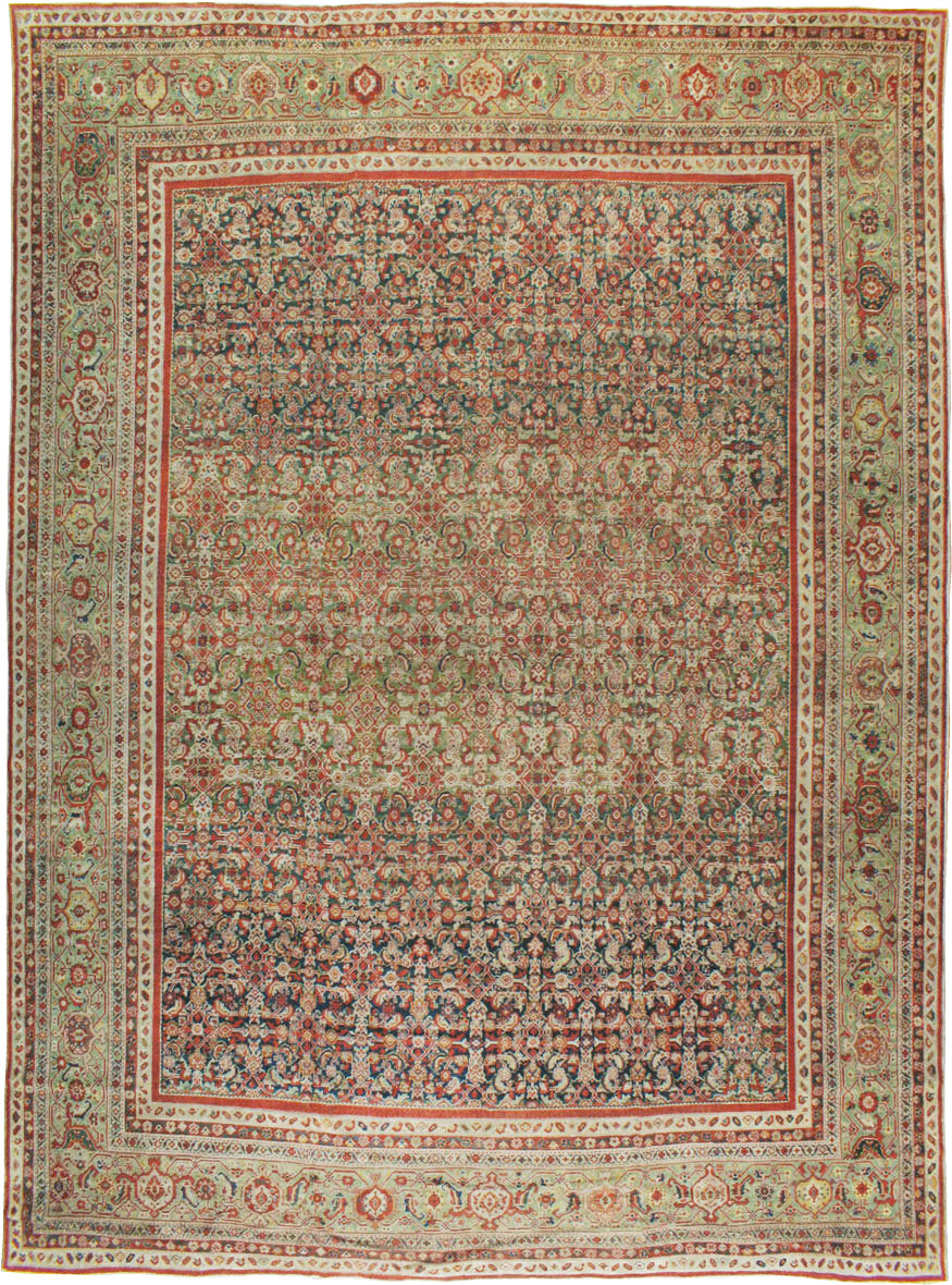 Antique Persian Mahal Carpet, No.17743 - Gss
