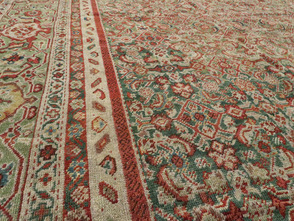 Antique Persian Mahal Carpet, No.17743 - Gss