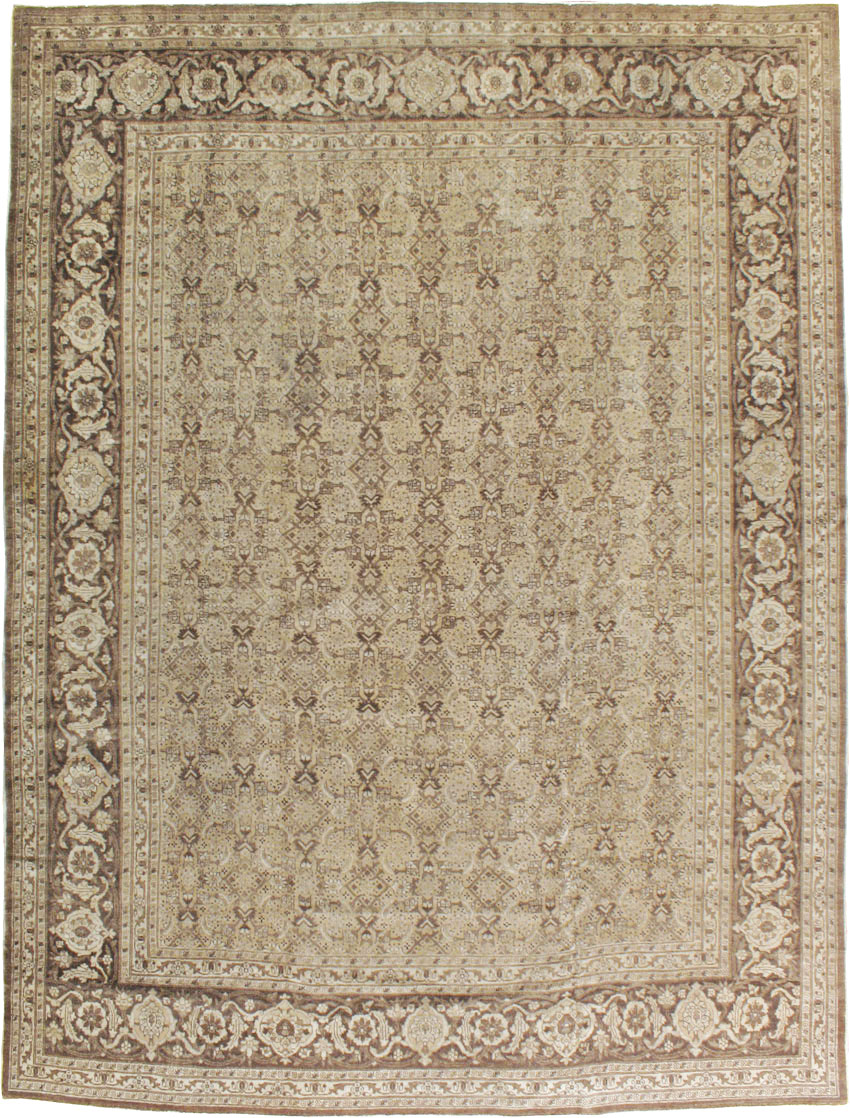 Antique Persian Tabriz Carpet, No.17745 - Gss