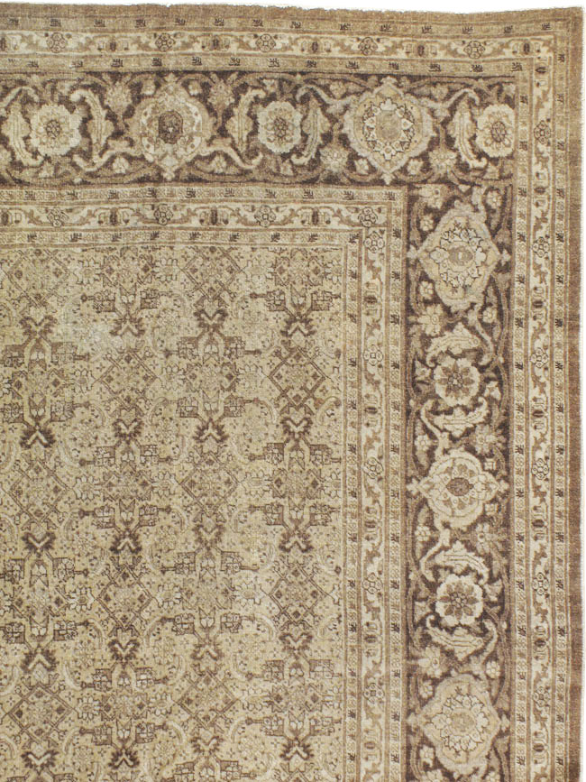 Antique Persian Tabriz Carpet, No.17745 - Gss