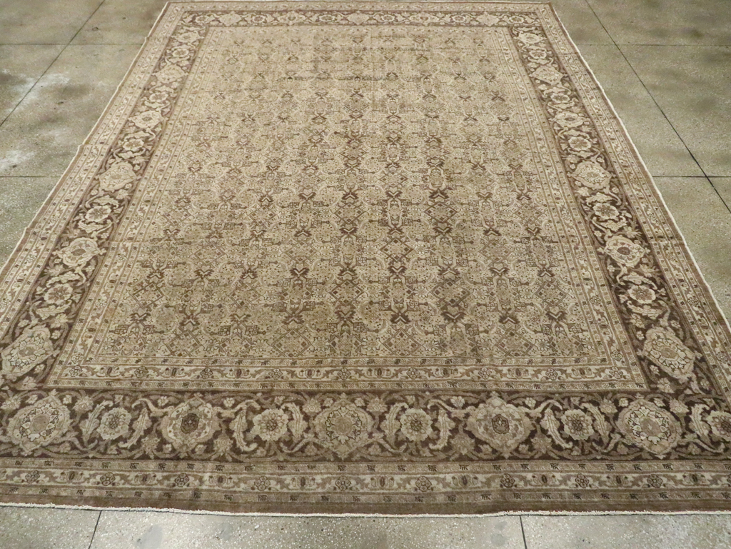 Antique Persian Tabriz Carpet, No.17745 - Gss