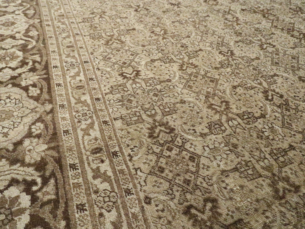 Antique Persian Tabriz Carpet, No.17745 - Gss
