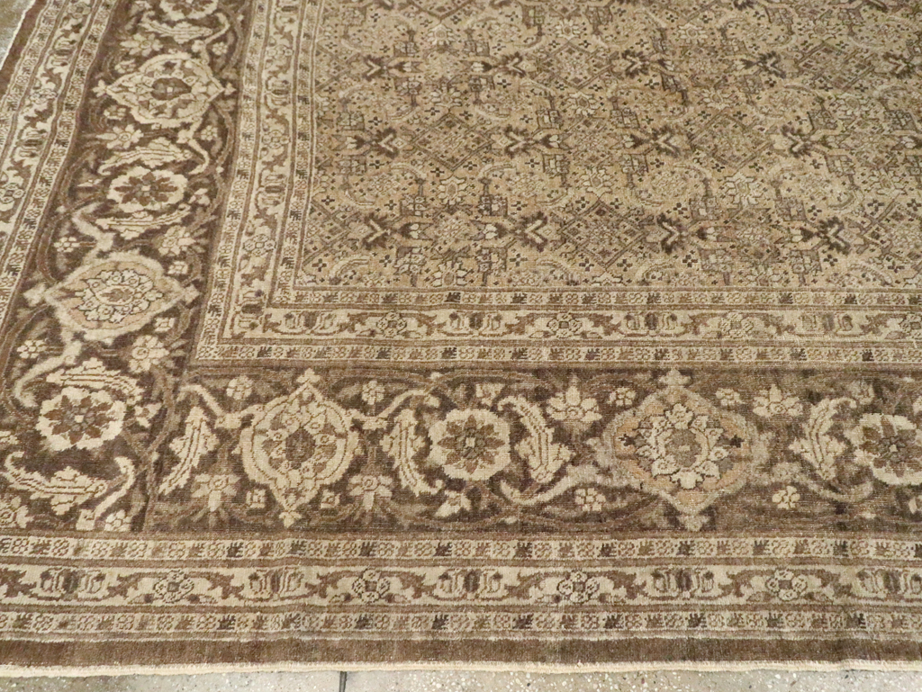 Antique Persian Tabriz Carpet, No.17745 - Gss