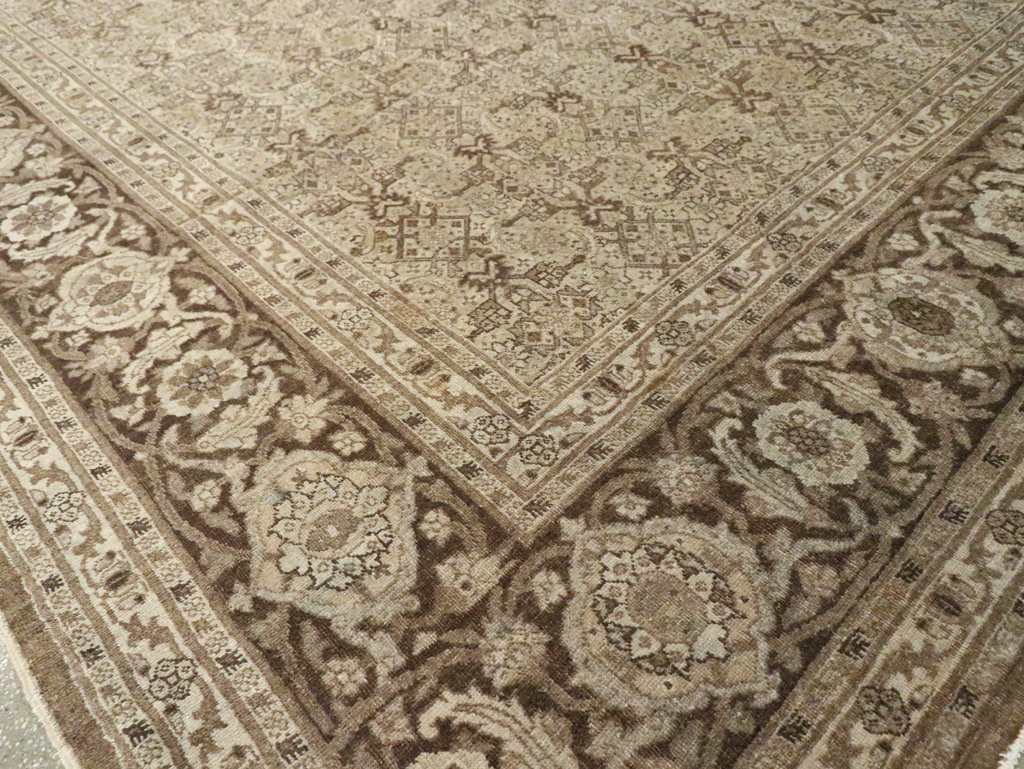Antique Persian Tabriz Carpet, No.17745 - Gss