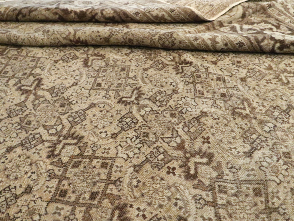 Antique Persian Tabriz Carpet, No.17745 - Gss