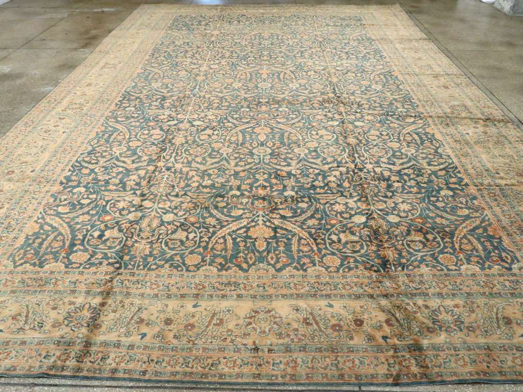 Antique Persian Tabriz Carpet, No.17758 - Gss