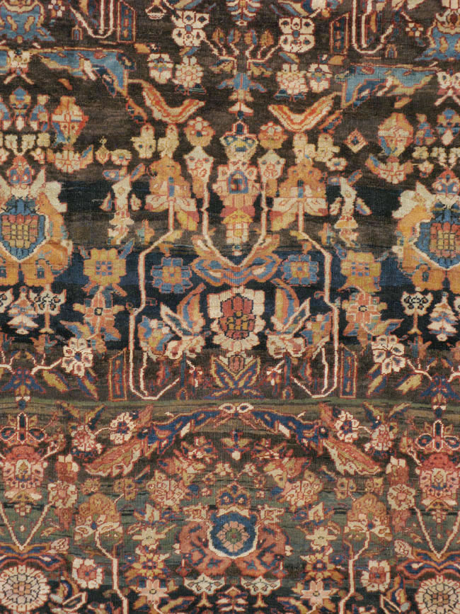 Antique Persian Mahal Carpet, No.17776 - Gss