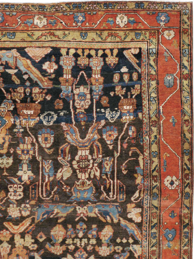 Antique Persian Mahal Carpet, No.17776 - Gss