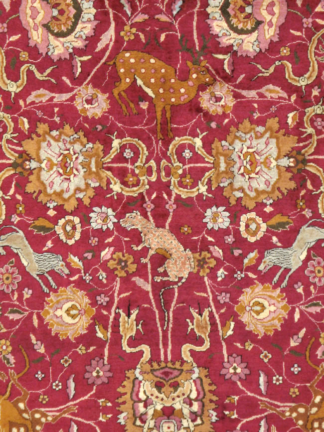 Antique Indian Agra Carpet, No.17781 - Gss