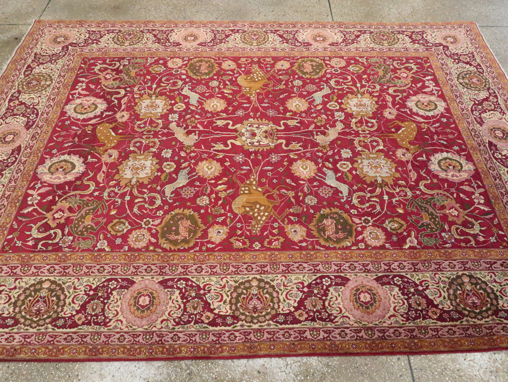 Antique Indian Agra Carpet, No.17781 - Gss