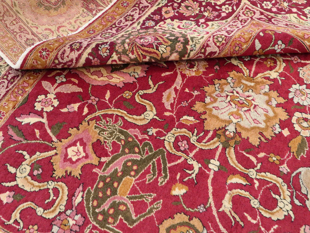 Antique Indian Agra Carpet, No.17781 - Gss