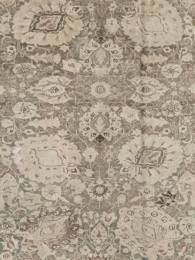 Antique Persian Tabriz Long and Narrow Carpet, No.17782 - Gss