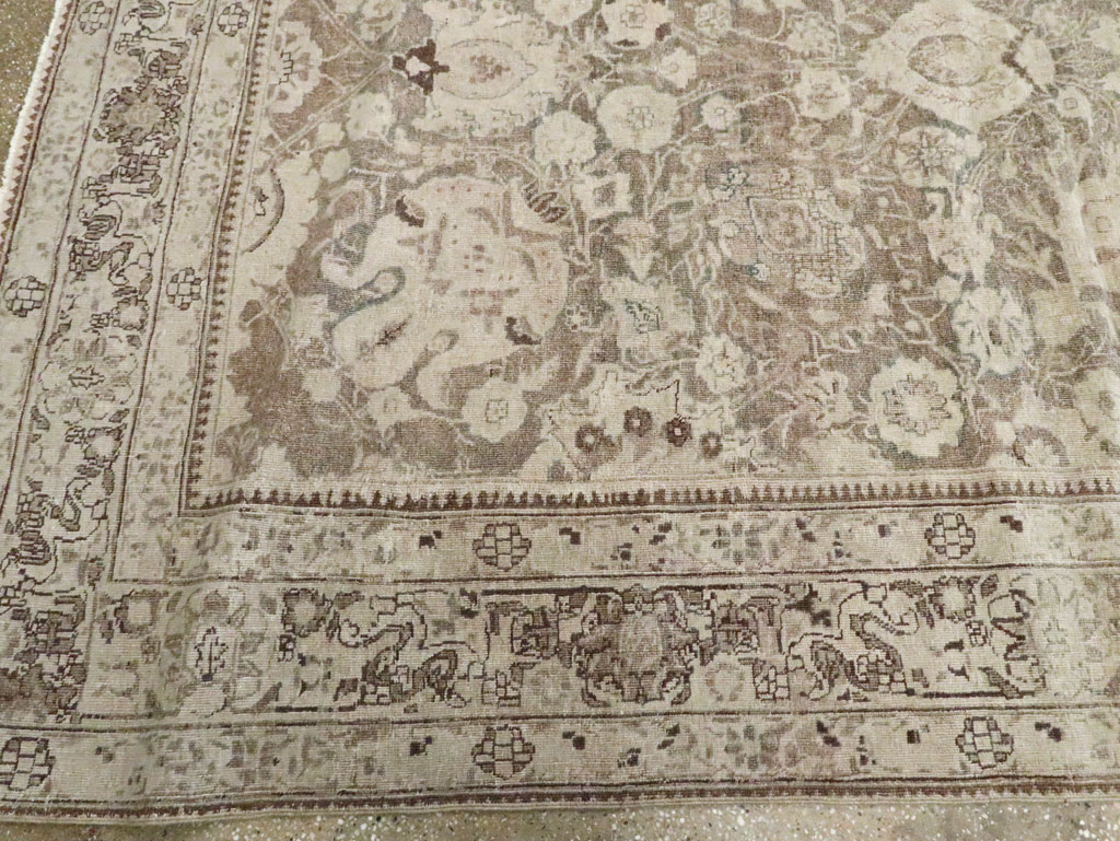 Antique Persian Tabriz Long and Narrow Carpet, No.17782 - Gss