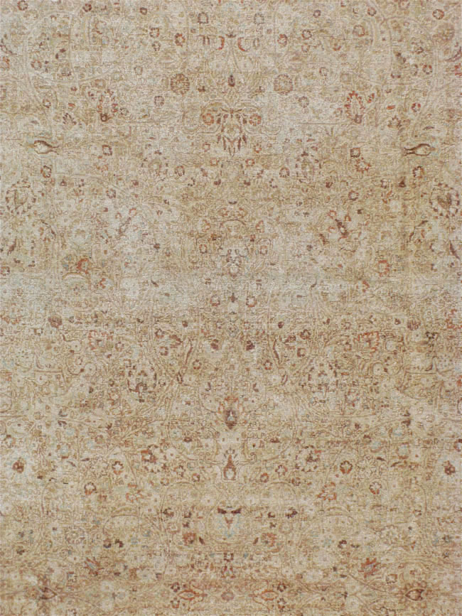 Antique  Persian Mashad Carpet, No.17784 - Gss
