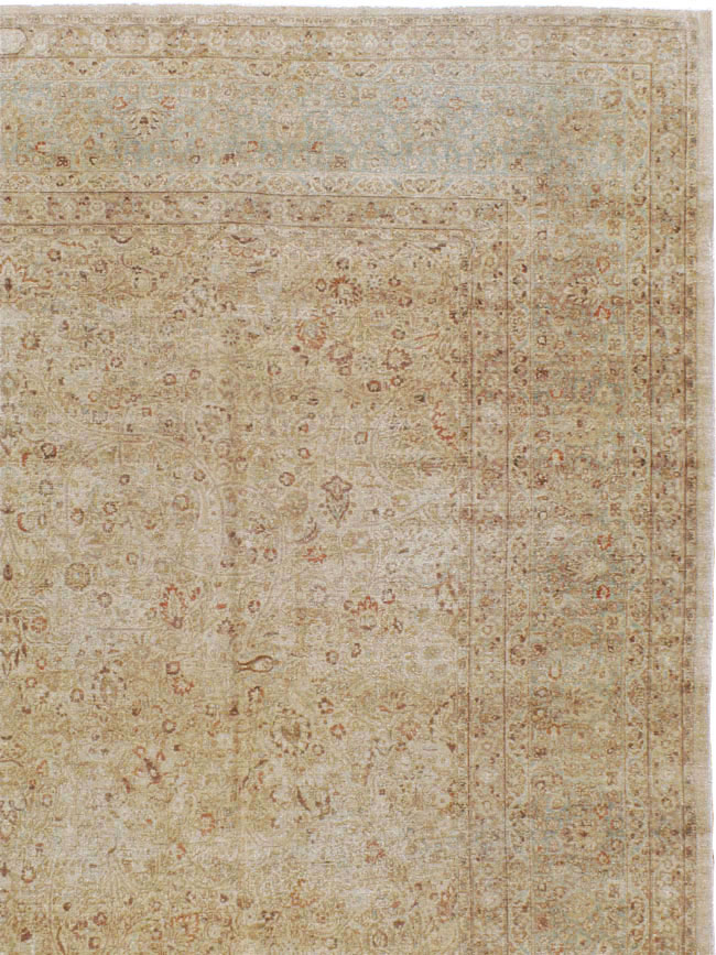 Antique  Persian Mashad Carpet, No.17784 - Gss