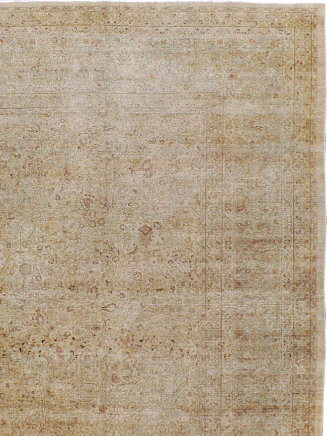 Antique  Persian Mashad Carpet, No.17784 - Gss