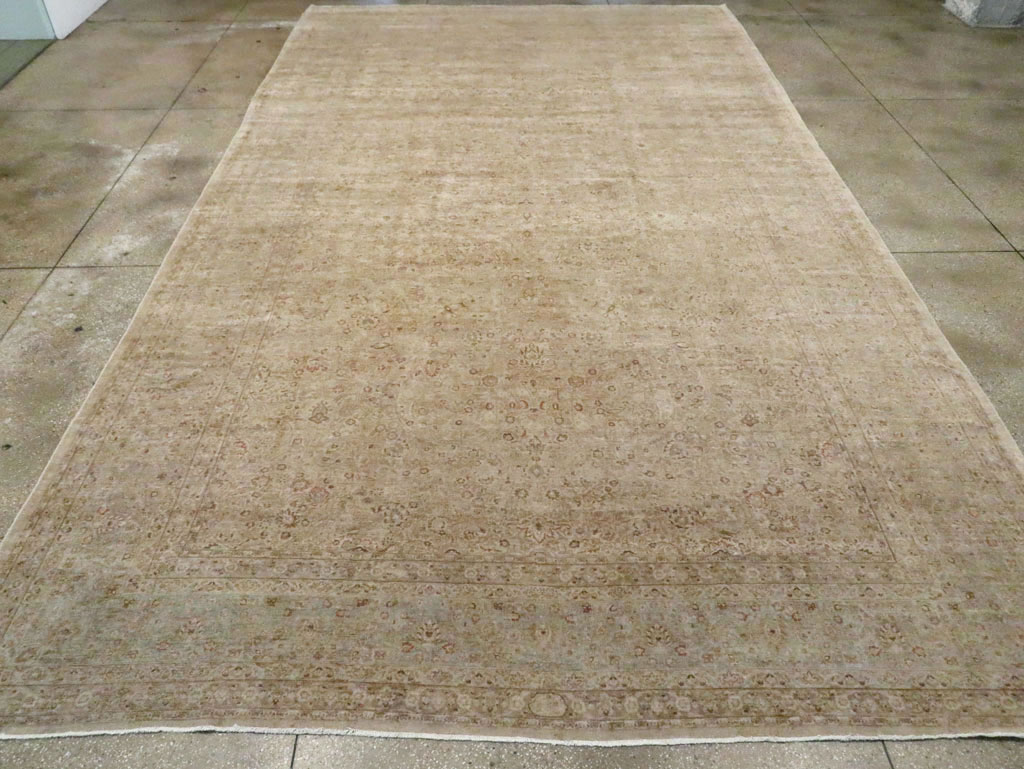 Antique  Persian Mashad Carpet, No.17784 - Gss