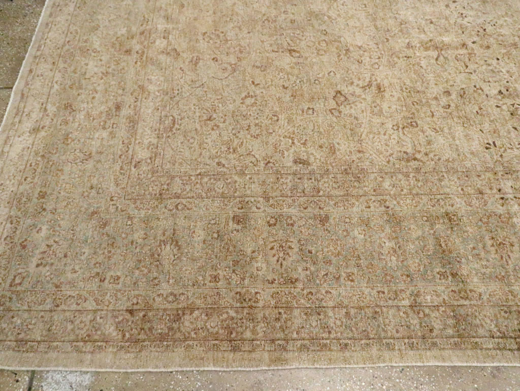 Antique  Persian Mashad Carpet, No.17784 - Gss