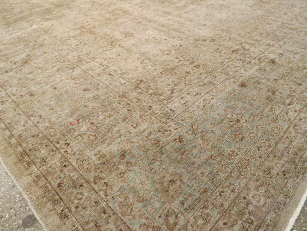 Antique  Persian Mashad Carpet, No.17784 - Gss