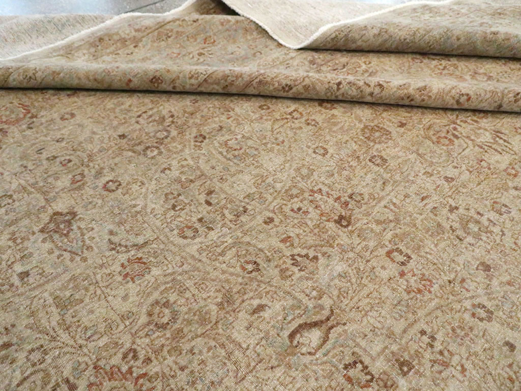 Antique  Persian Mashad Carpet, No.17784 - Gss