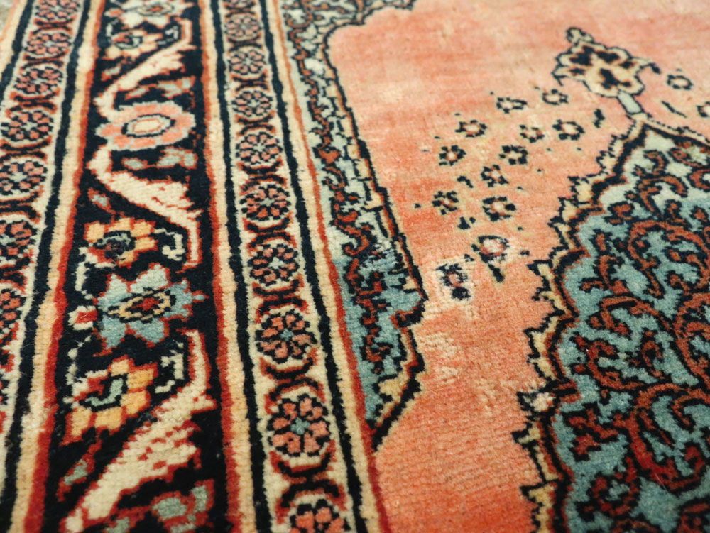 Antique Persian Tabriz Haji Jalili Throw Rug, No.17786 - Gss