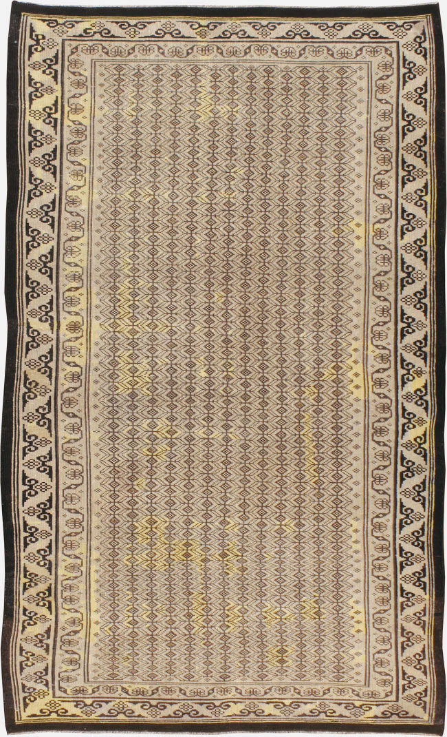 Vintage Indian Agra Rug, No.17800 - Gss