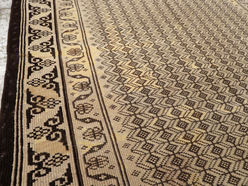 Vintage Indian Agra Rug, No.17800 - Gss