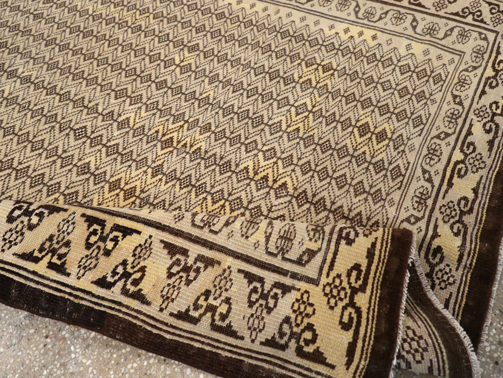 Vintage Indian Agra Rug, No.17800 - Gss