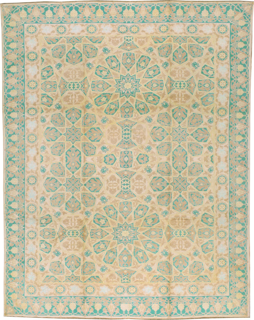 Antique Indian Cotton Agra Carpet, No.17806 - Gss