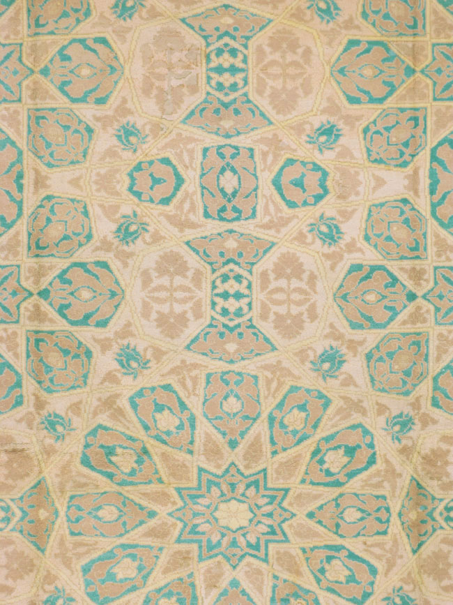 Antique Indian Cotton Agra Carpet, No.17806 - Gss