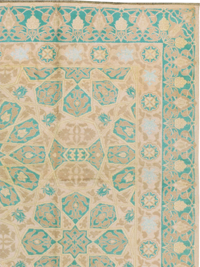 Antique Indian Cotton Agra Carpet, No.17806 - Gss