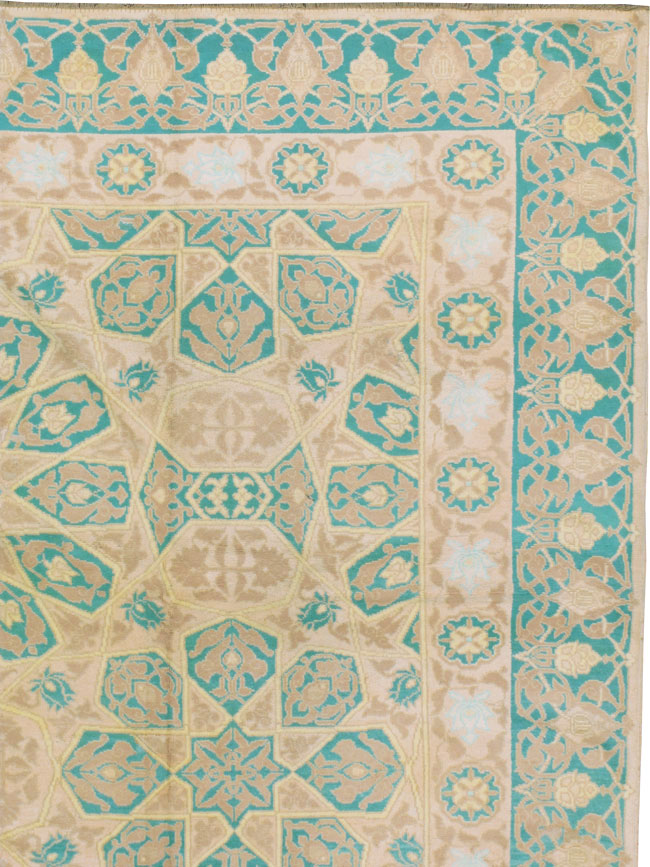 Antique Indian Cotton Agra Carpet, No.17806 - Gss