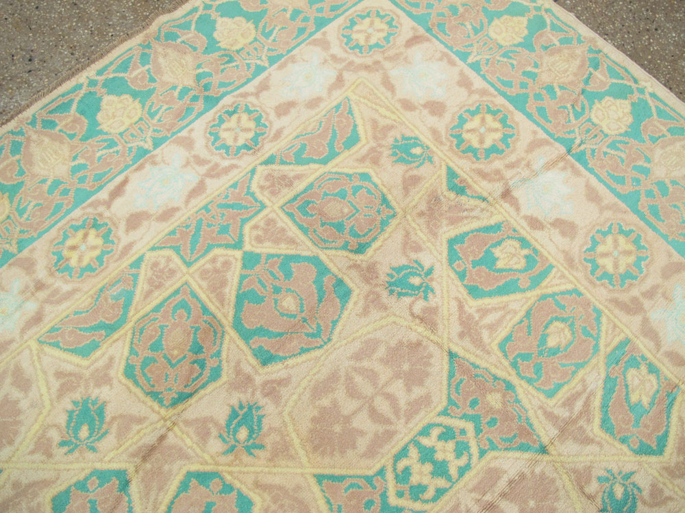 Antique Indian Cotton Agra Carpet, No.17806 - Gss