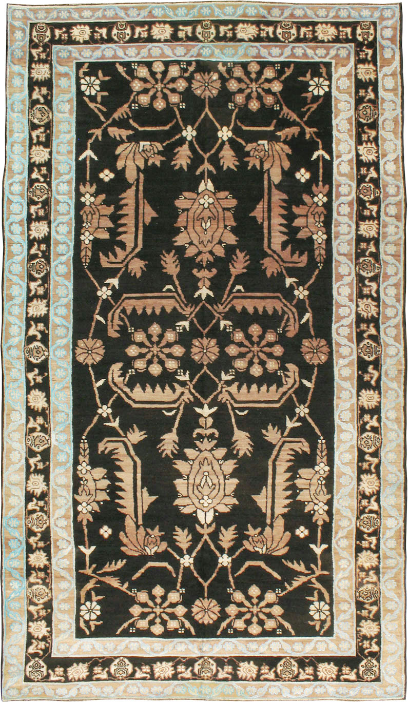 Vintage Indian Cotton Agra Carpet, No.17808 - Gss