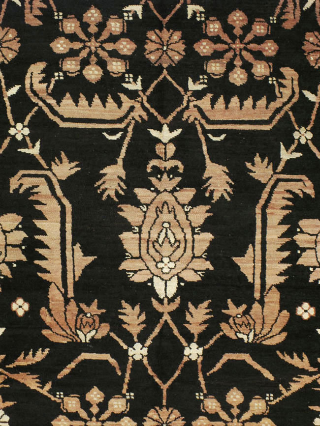 Vintage Indian Cotton Agra Carpet, No.17808 - Gss