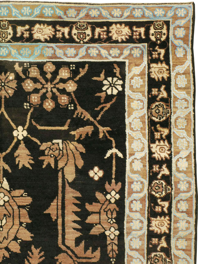 Vintage Indian Cotton Agra Carpet, No.17808 - Gss