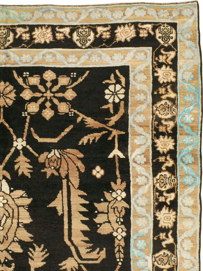 Vintage Indian Cotton Agra Carpet, No.17808 - Gss
