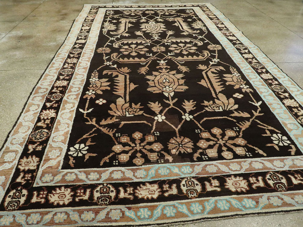 Vintage Indian Cotton Agra Carpet, No.17808 - Gss