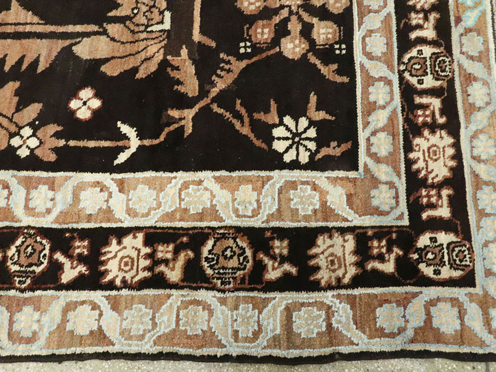 Vintage Indian Cotton Agra Carpet, No.17808 - Gss