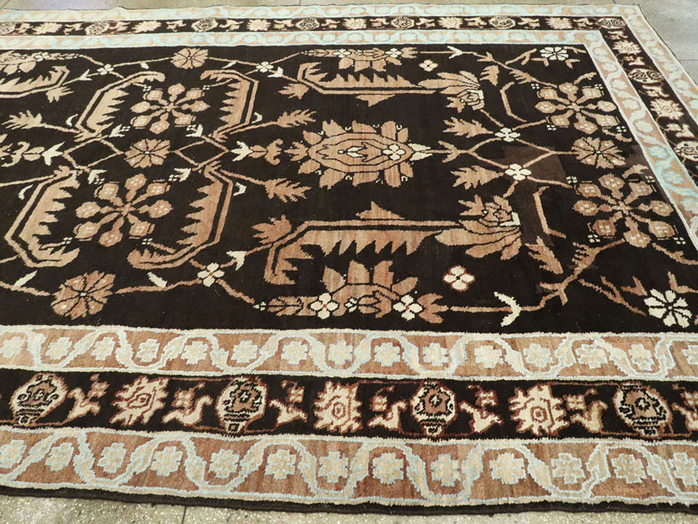 Vintage Indian Cotton Agra Carpet, No.17808 - Gss