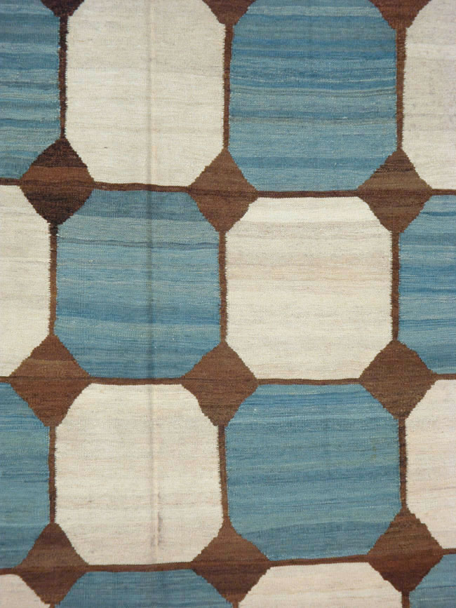 Modern Persian Kilim Room Size Rug, No.17825 - Gss