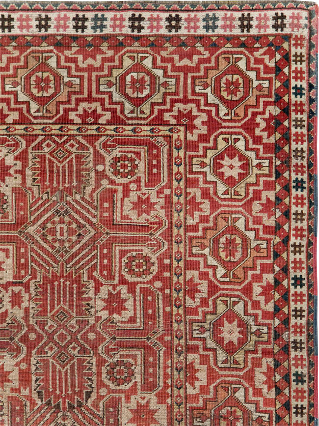 Antique Beshir Carpet, No.17837 - Gss