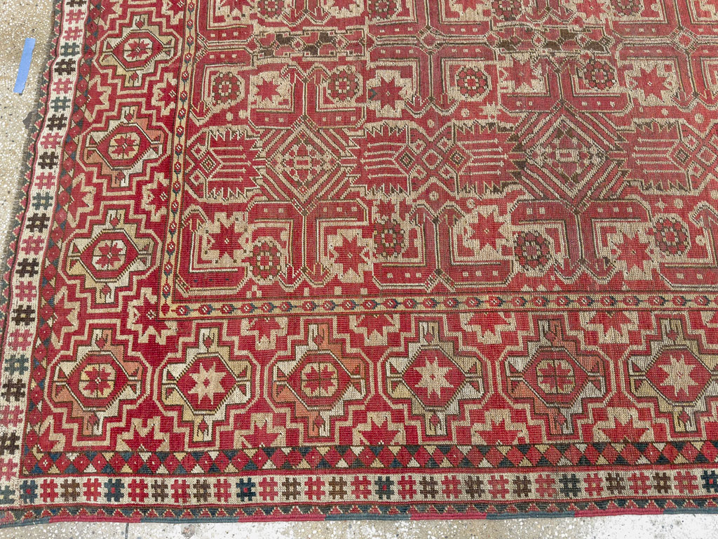 Antique Beshir Carpet, No.17837 - Gss